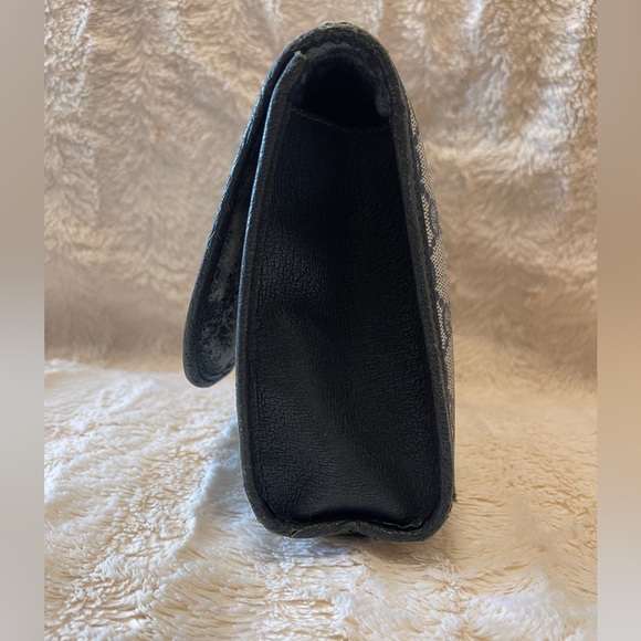 Gucci Navy Supreme Sherry Line Accessory Collection Clutch Vintage - Picture 3 of 7